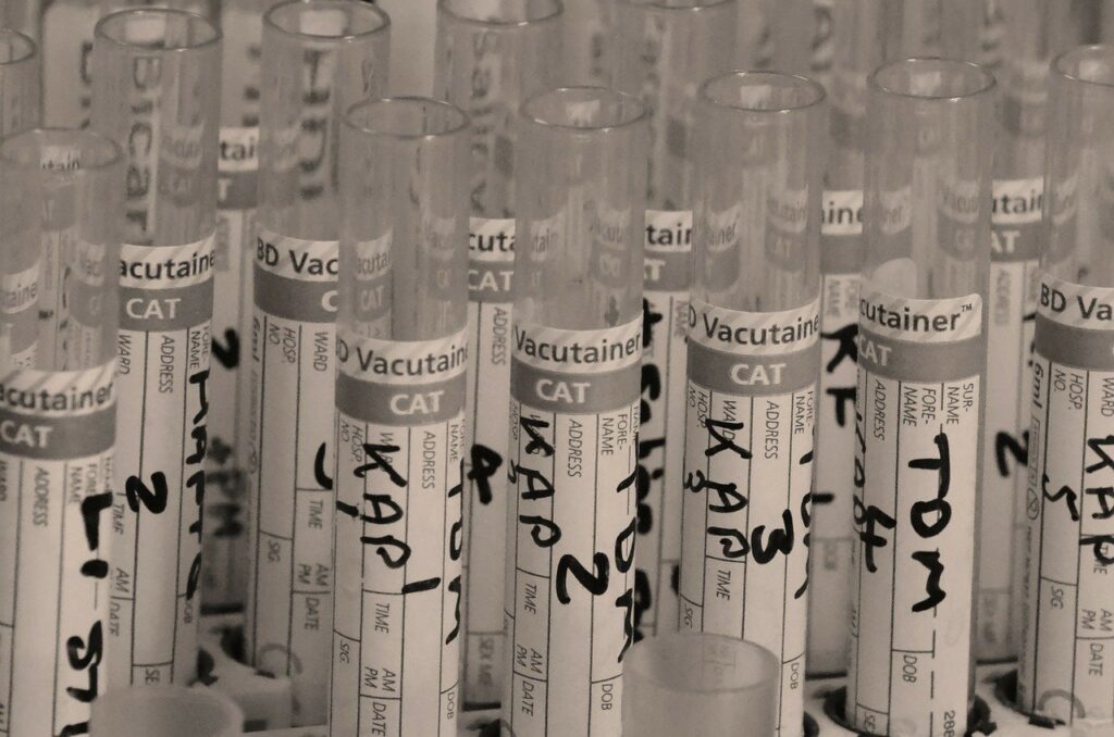 Test Tubes in Laboratory