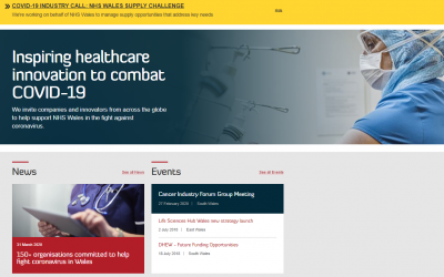 Life Sciences Hub Wales lead Wales wide Covid-19 drive