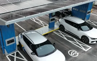 World’s first pop-up mini solar car park and EV charging hub launched at Surrey Research Park
