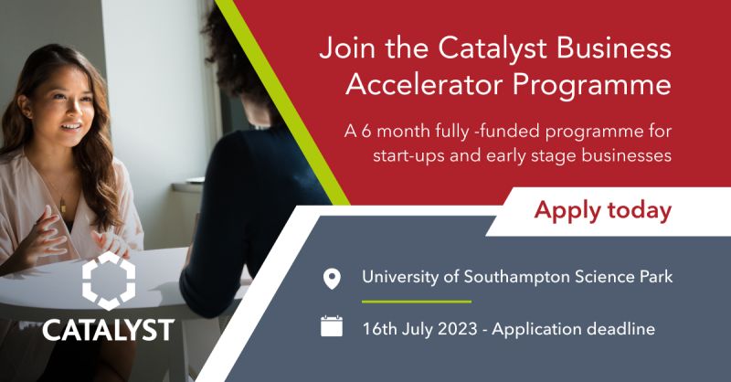 University of Southampton Science Park’s Catalyst 13 Applications Now Open