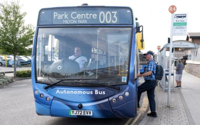UK’s first full-size electric autonomous bus takes to Oxfordshire’s roads
