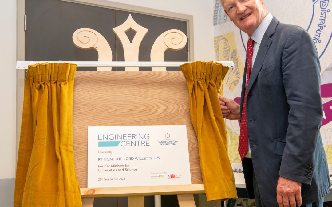 The Rt Hon. the Lord Willetts Opens Centre of Engineering Excellence at Southampton Science Park