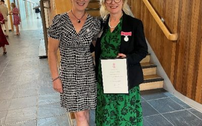 June Lovell receives British Empire Medal Award