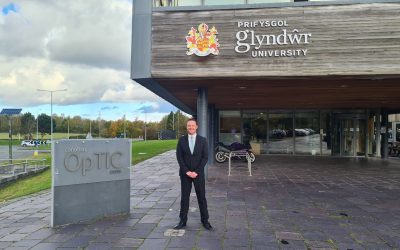 Gareth Davies MS visits OpTIC