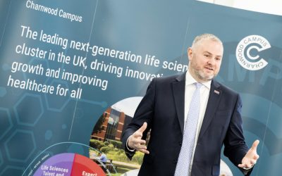 Health Minister Attends Life Sciences Event at Charnwood Campus