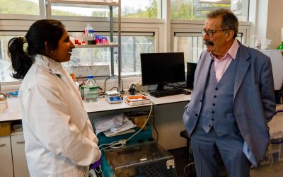 Renowned Scientist Lord Winston Visits The Epicentre In Haverhill