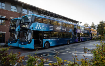 New Fleet of Milton Park-Branded Buses to Improve Commutes Across Oxfordshire 