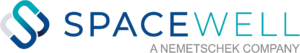 Spacewell Logo Newtypography Nemetschek Inline Rgb